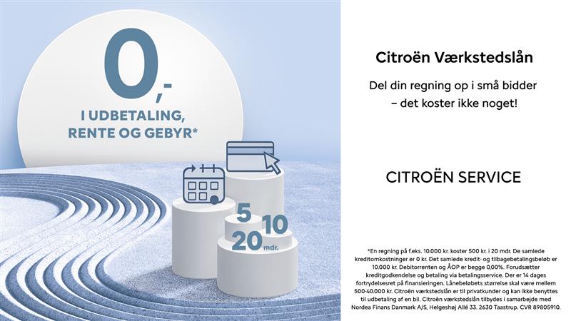 Citroën værkstedslån