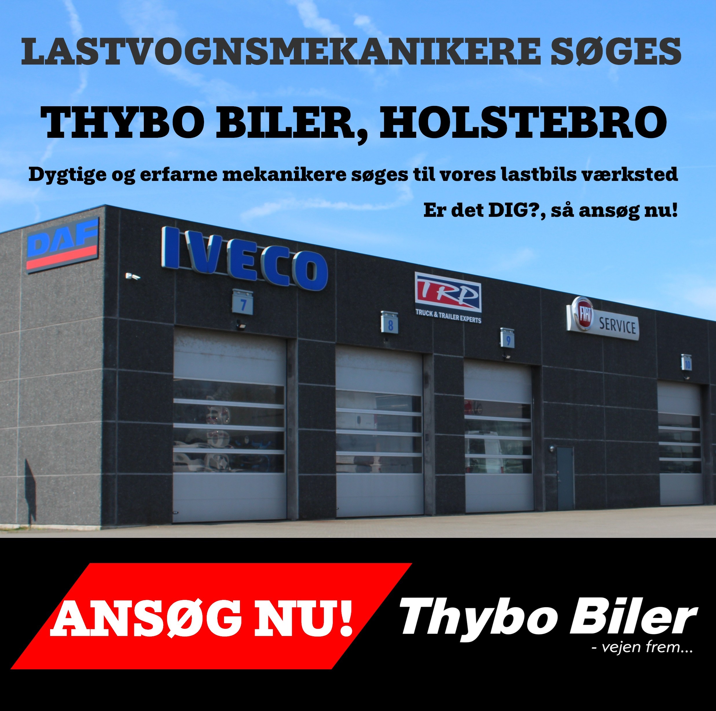 Lastbilsmekaniker søges til Holstebro